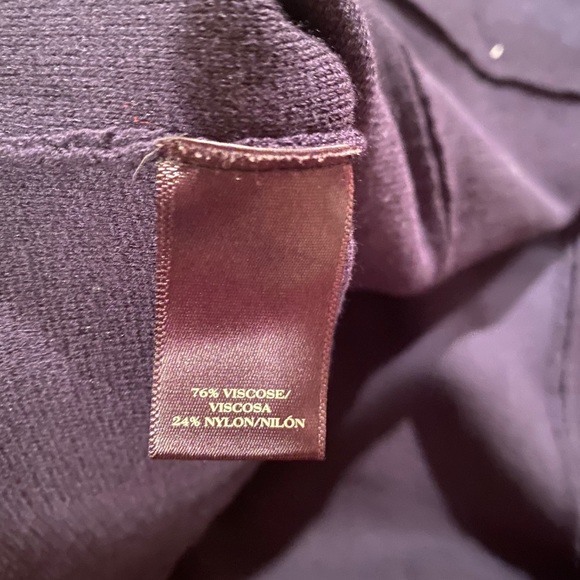 Ann Taylor Navy Knit Dress SZ M - Picture 3 of 5